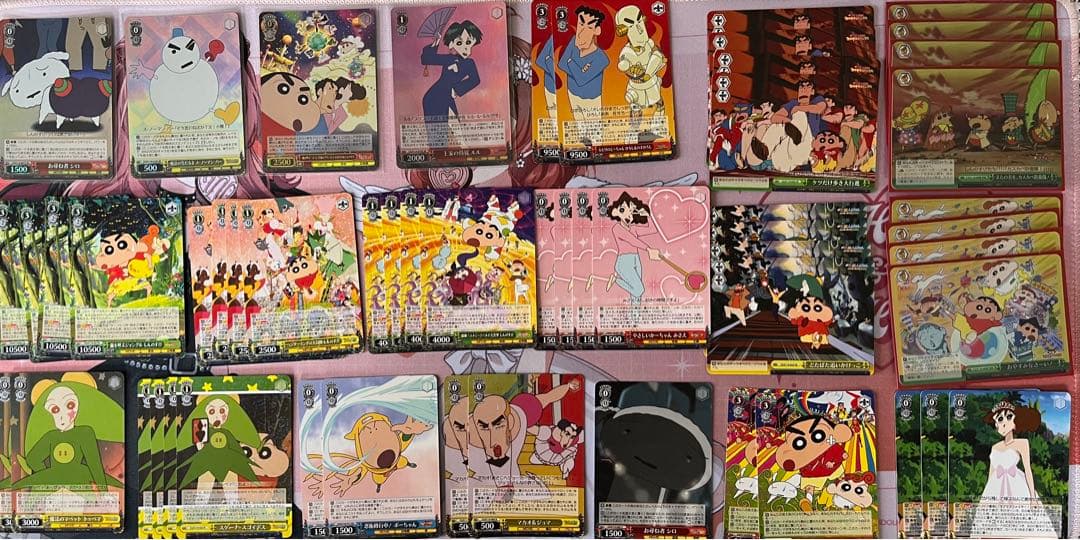 ヴァイスシュヴァルツ　クレヨンしんちゃん門電源デッキ+宝+2パーツ付き