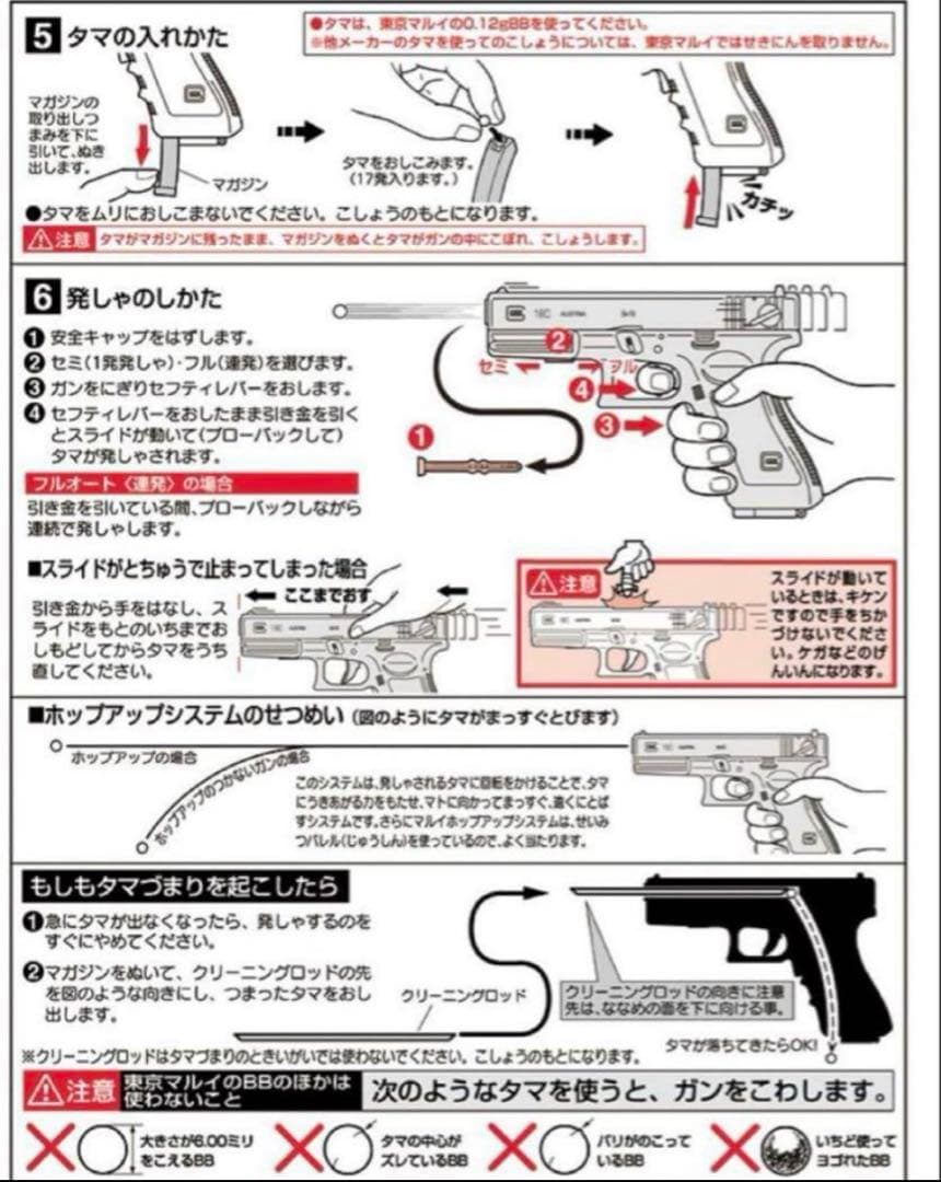 美品　東京マルイ　カスタム品　グロックG18C Glock 強化カーボンピニオン