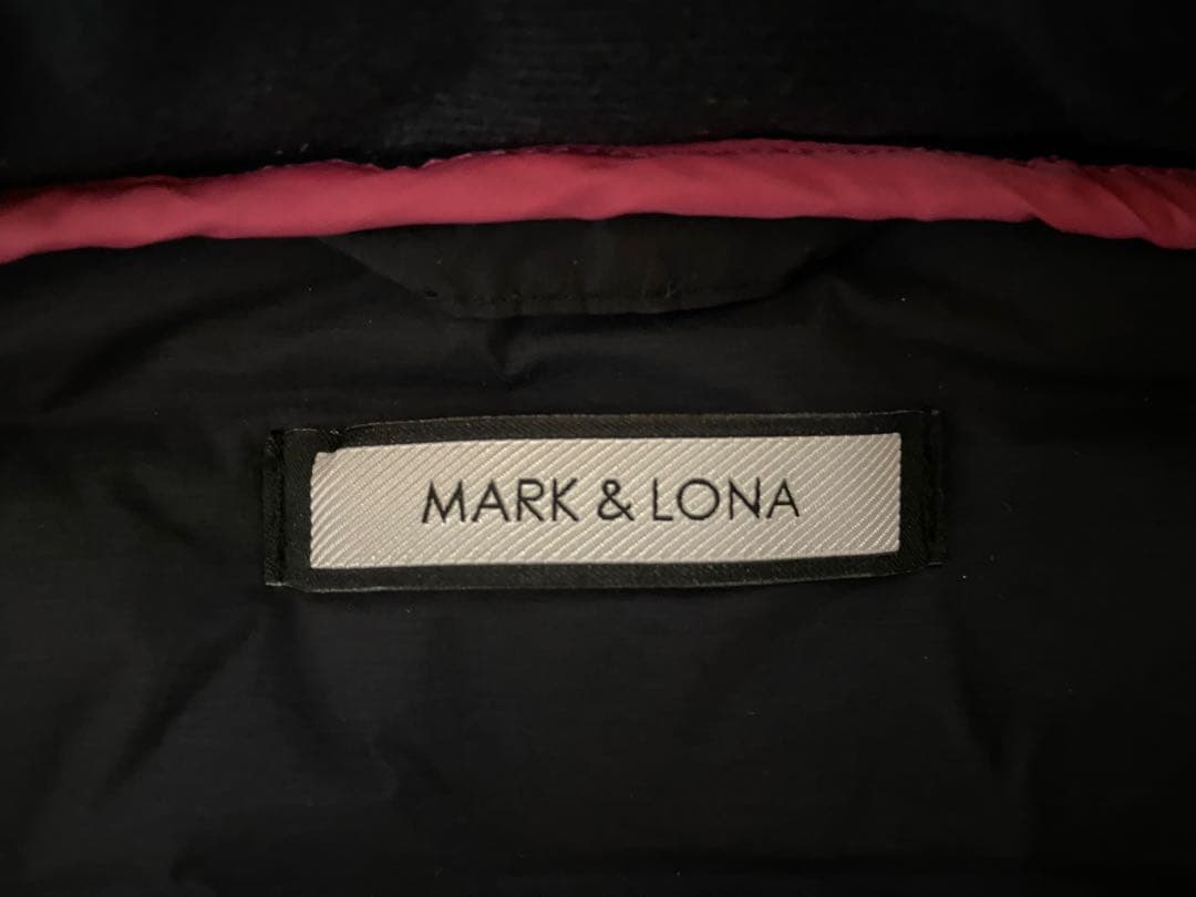 マークアンドロナ★MARK&LONA★ゴルフ★ダウンジャケット★ブラック×ピンク