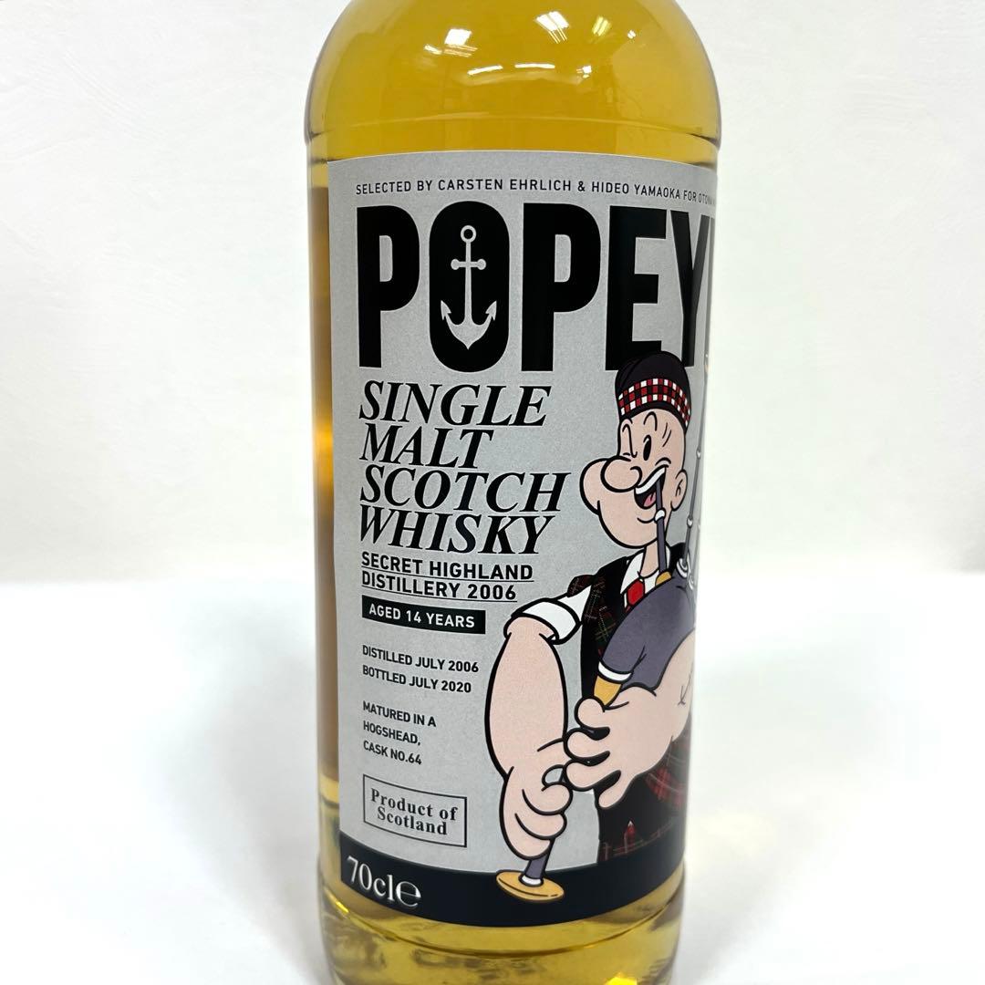 【希少】POPEYE SECRET HIGHLAND 2006 ウイスキー
