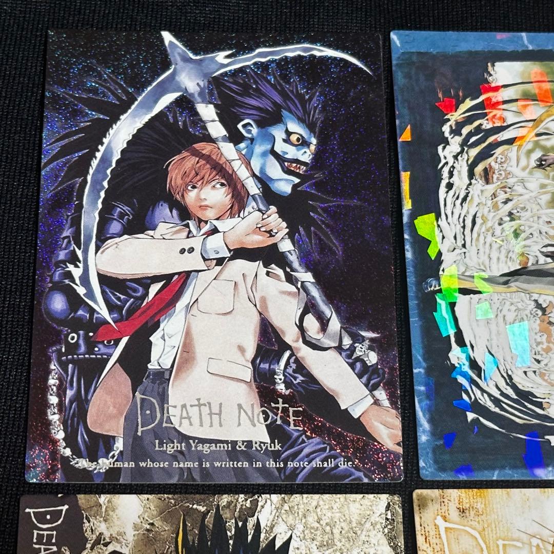 【DEATH NOTE】 トレーディングカード18枚ステッカー3枚まとめ　レア