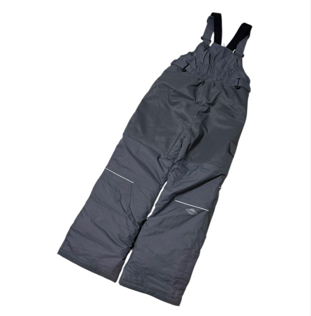 美品　Columbia スキー　スノーパンツ　ビブパンツ　M 140 グレー即日