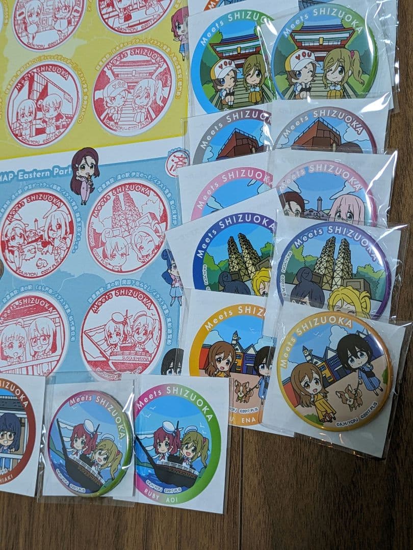 ラブライブ✕ゆるキャン△　Meets SHIZUOKA スタンプラリーセット
