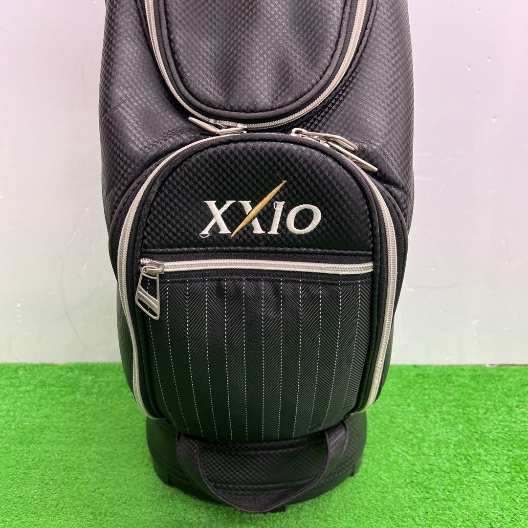 ゼクシオ　XXIO ブラック　メンズ　9インチ ゴルフバッグ　キャディバッグ