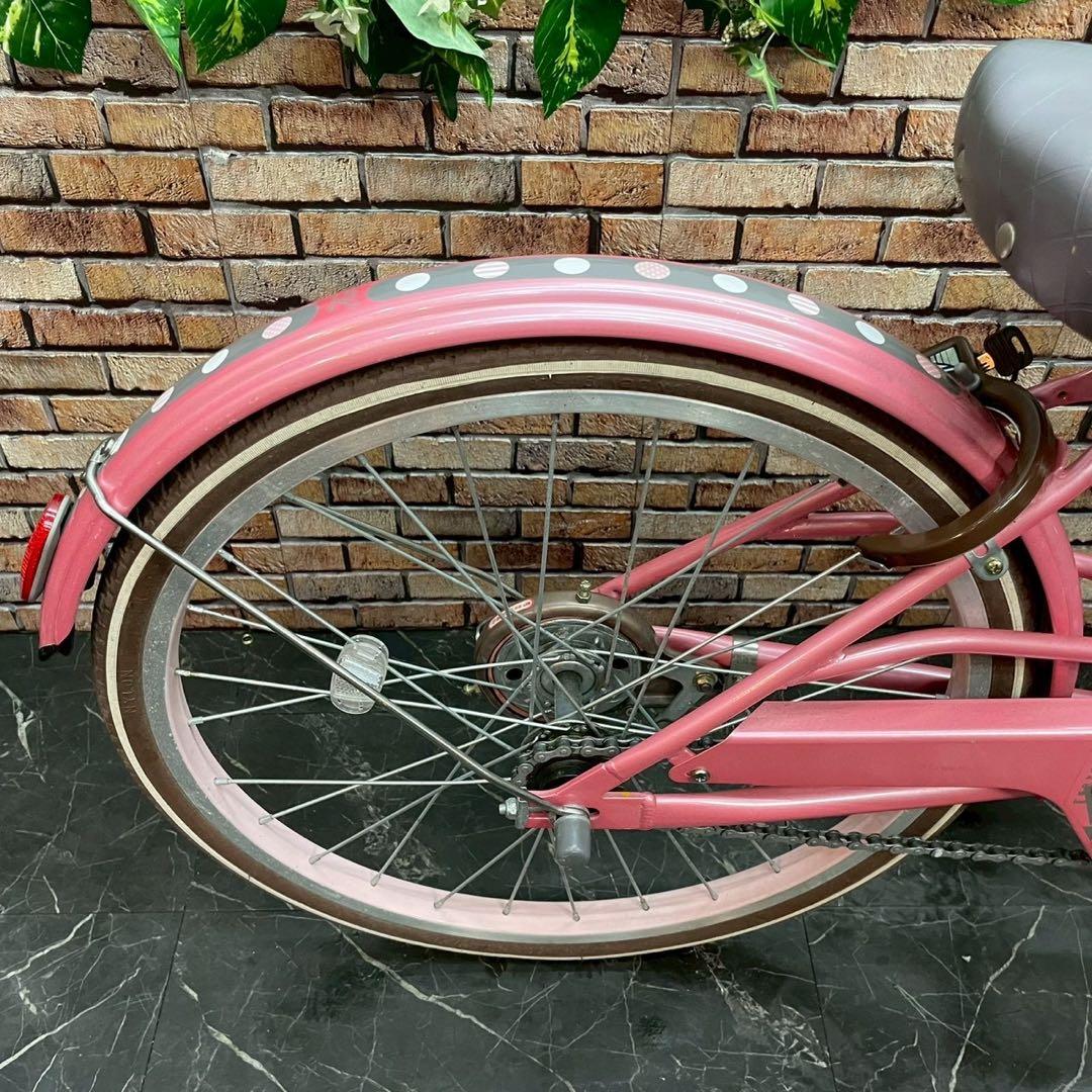 【71】子供用自転車 子供車 GIRLS LABO ピンク 20インチ シングル