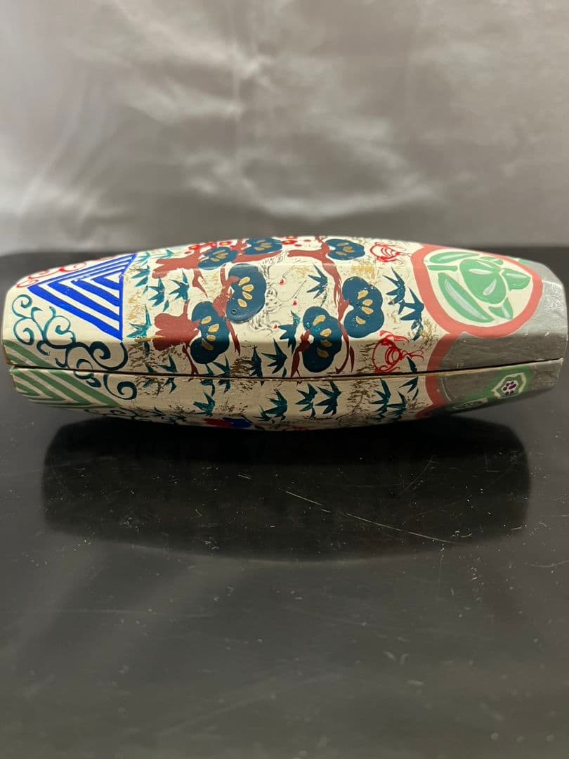 色絵 ぶりぶり香合 清閑寺窯 祥平造 茶道具