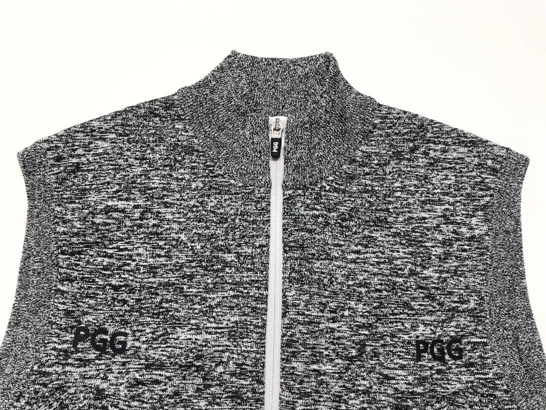 ○★新品未使用　PGG PEARLY GATES　ベスト　4　グレー系