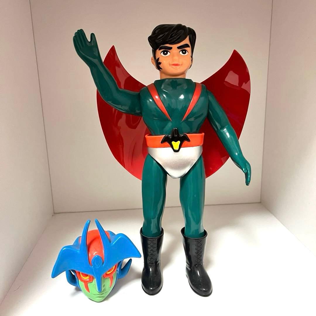 美品 メディコム トイ デビルマン 1972復刻デザイン版2 ソフビ 永井豪
