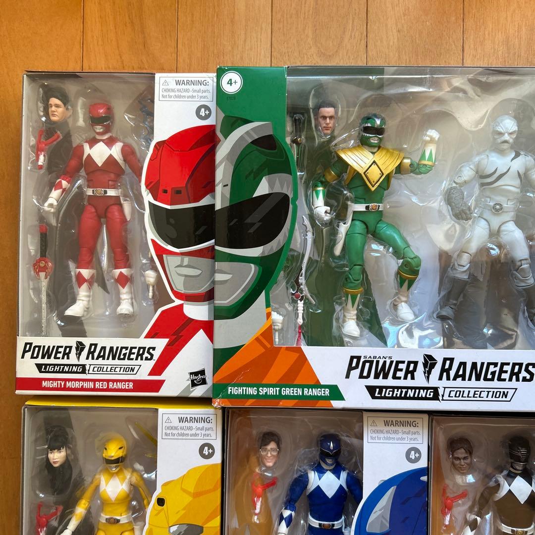 パワーレンジャーライトニングコレクションセット　ハズブロ恐竜戦隊ジュウレンジャー