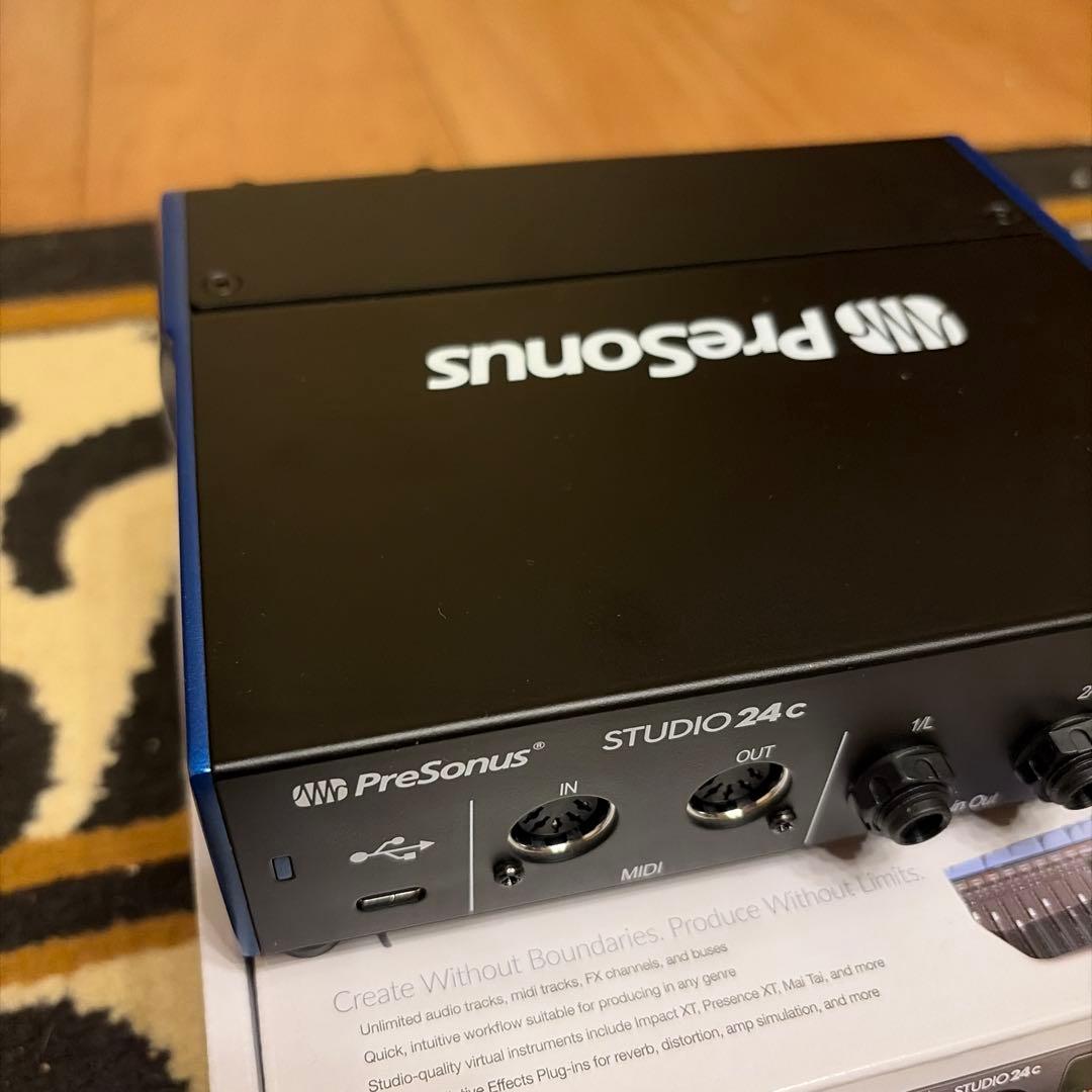 PreSonus STUDIO 24c オーディオインターフェイス　新品同様