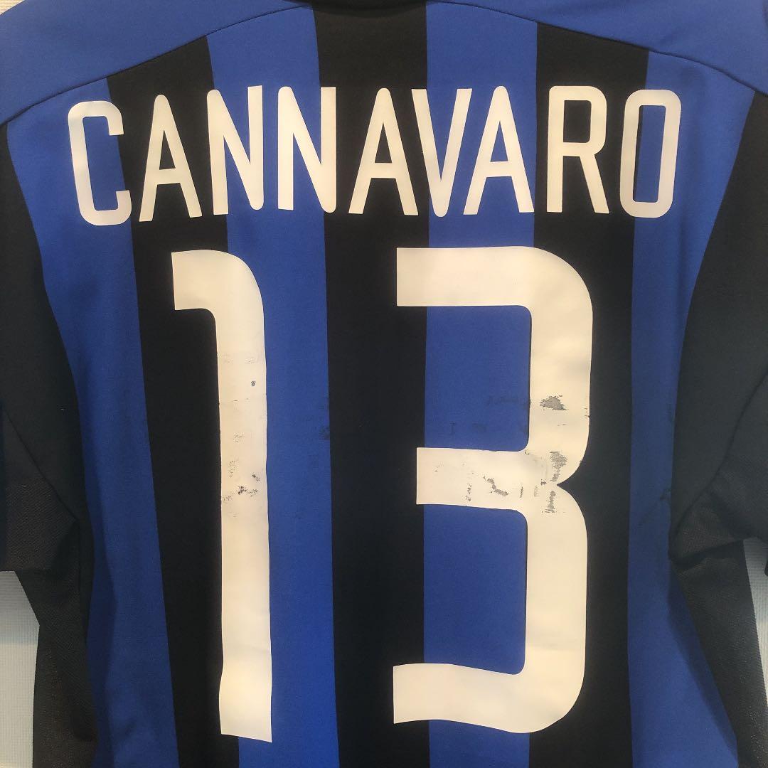 サッカー イタリア　セリエA インテル カンナバーロ　ユニフォーム