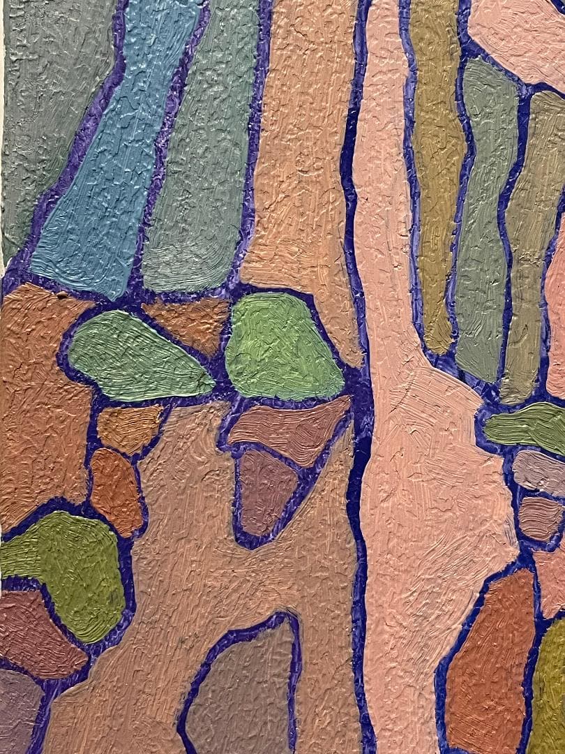 「真作」田代聖太郎「アッシジの街かど」風景画　油彩画　額装　サイン有り　F4号