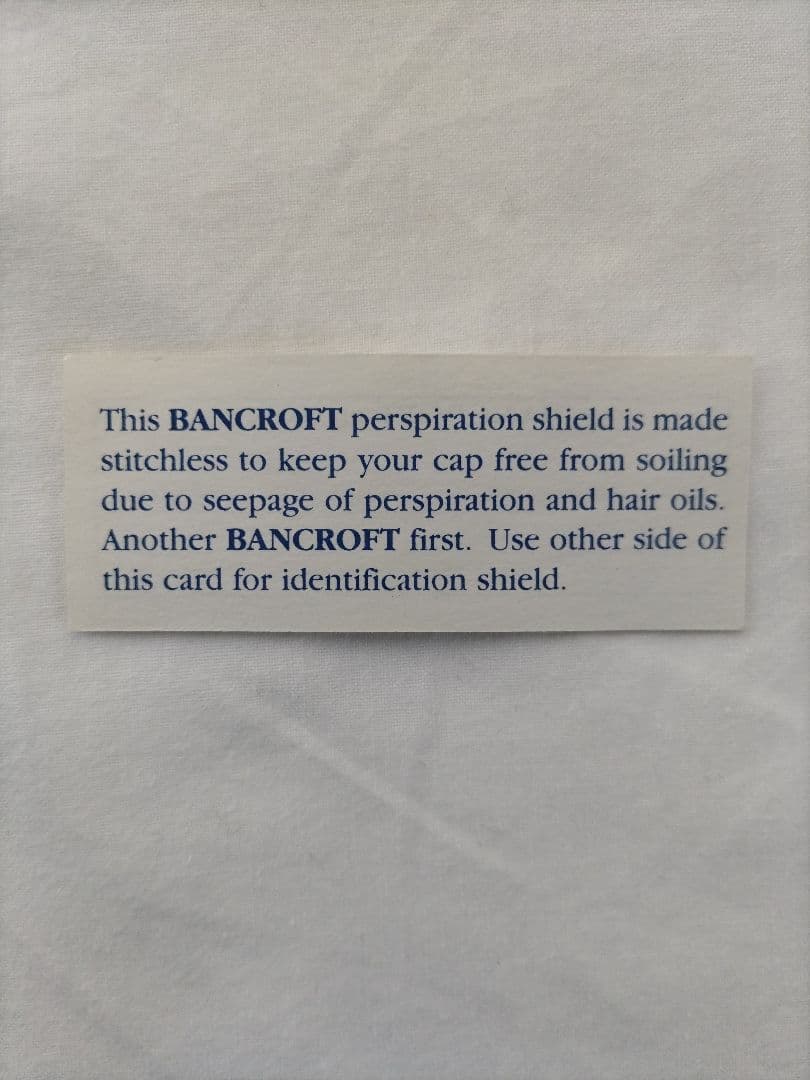 米海軍制帽 BANCROFT サイズ７1/4
