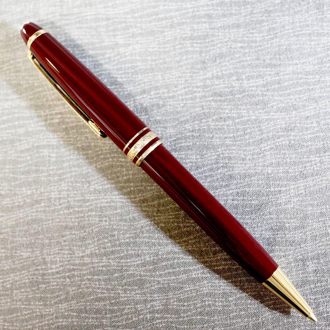 【極美品 送料込み】モンブラン シャープペン １６５ マイスター ボルドー
