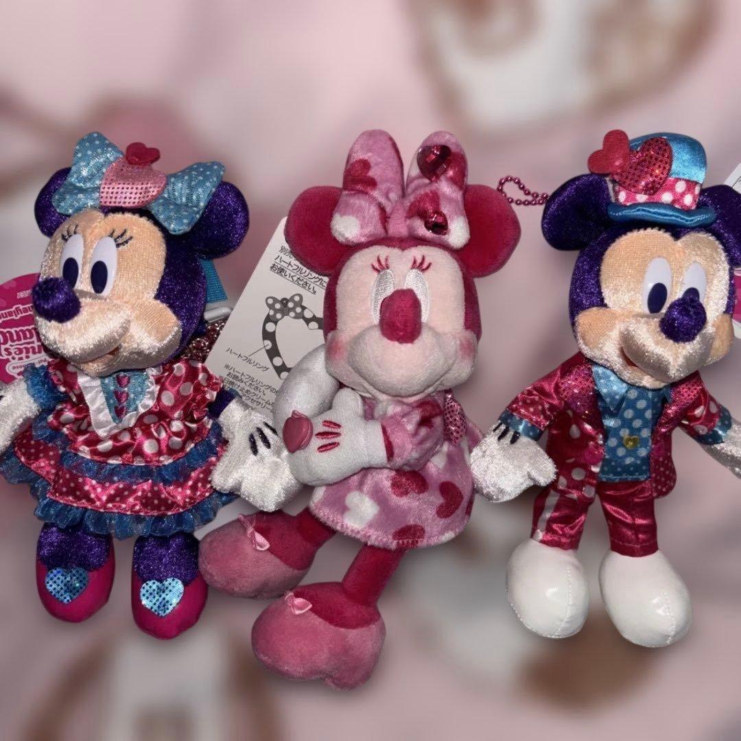 ミニのファンダーランド　ぬいぐるみバッジ　ぬいぐるみチャーム　3点セット