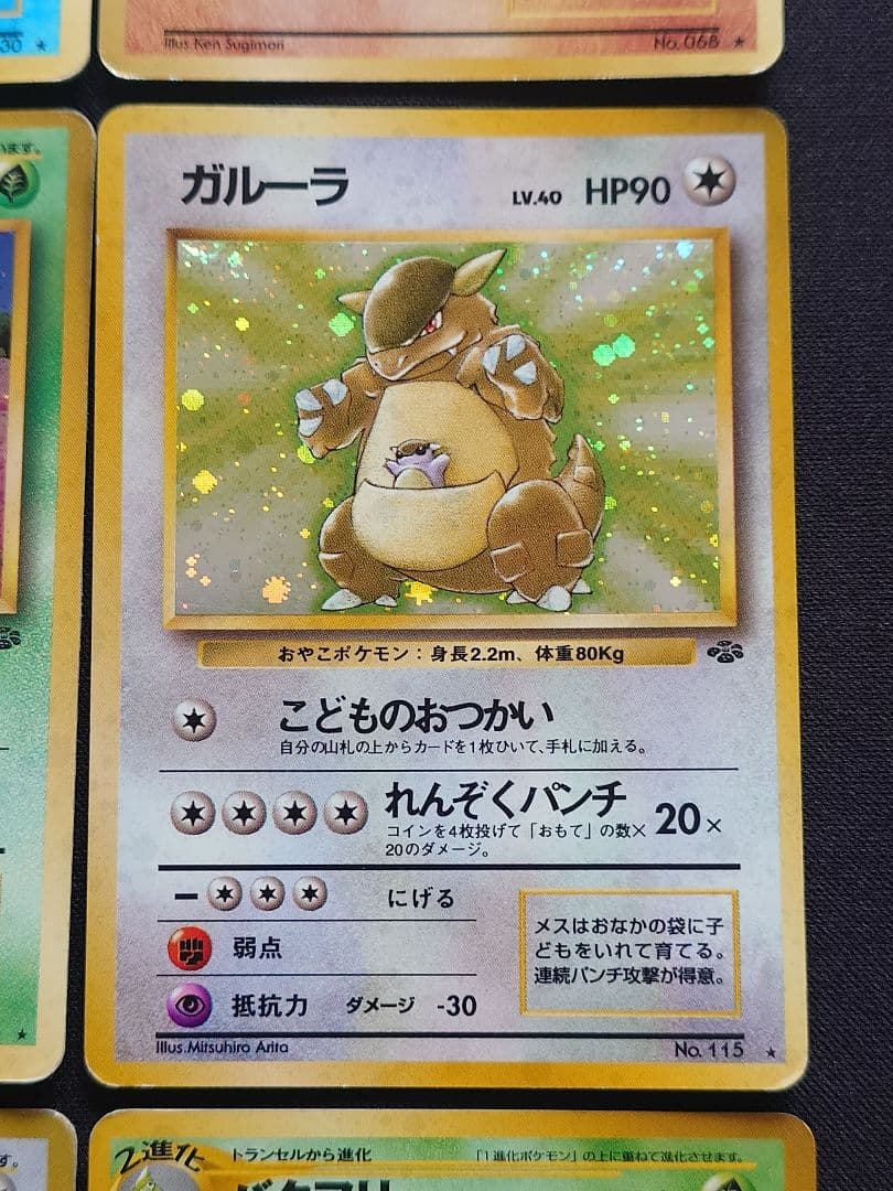ミュウツー　ギャラドス　カイリキー　ニドキング　旧裏　キラ