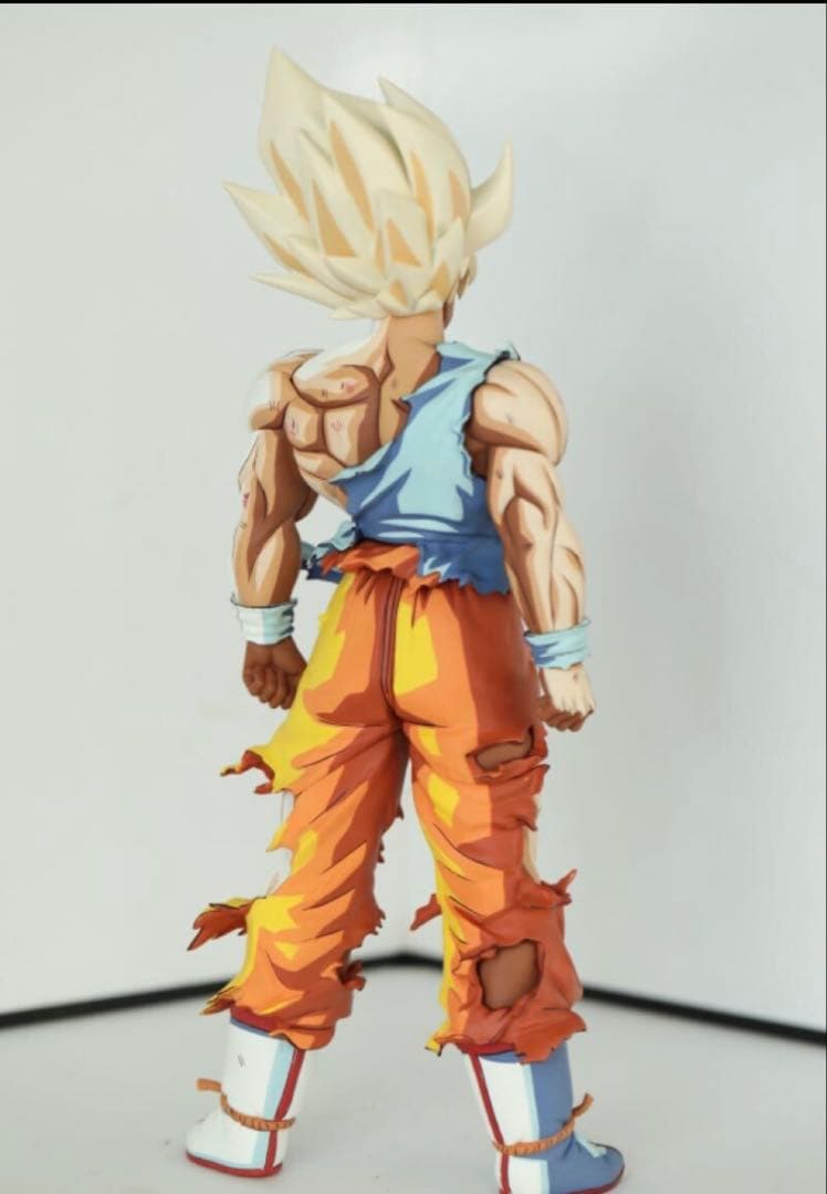 ドラゴンボールSMSP サイズ 伝説の超サイヤ人 孫悟空 リペイント 二次元彩色
