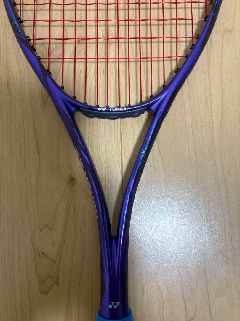 【自信の一品】超美品ソフトテニス ヨネックス 人気ボルトレイジ7S アメジスト