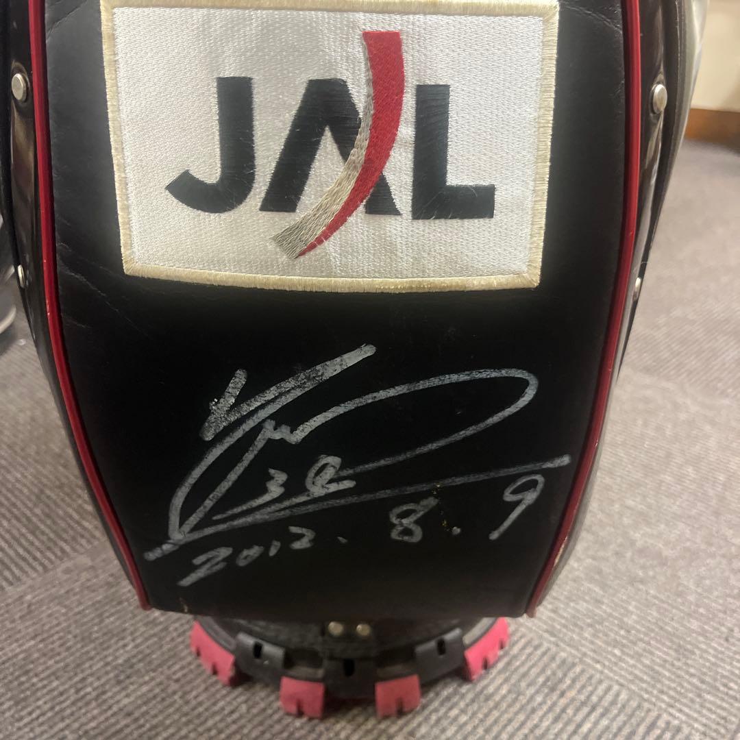 TourStage X107 キャディバッグ JALロゴ付き 宮里優作使用品