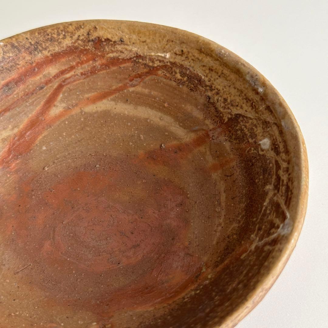 森陶岳 備前 茶器 緋襷 平茶碗 共箱