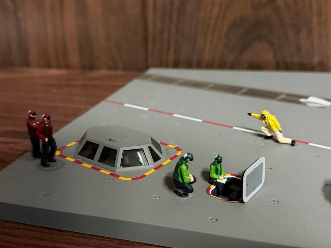 米海軍 空母 1/72 飛行甲板 カタパルト ジオラマ US.NAVY