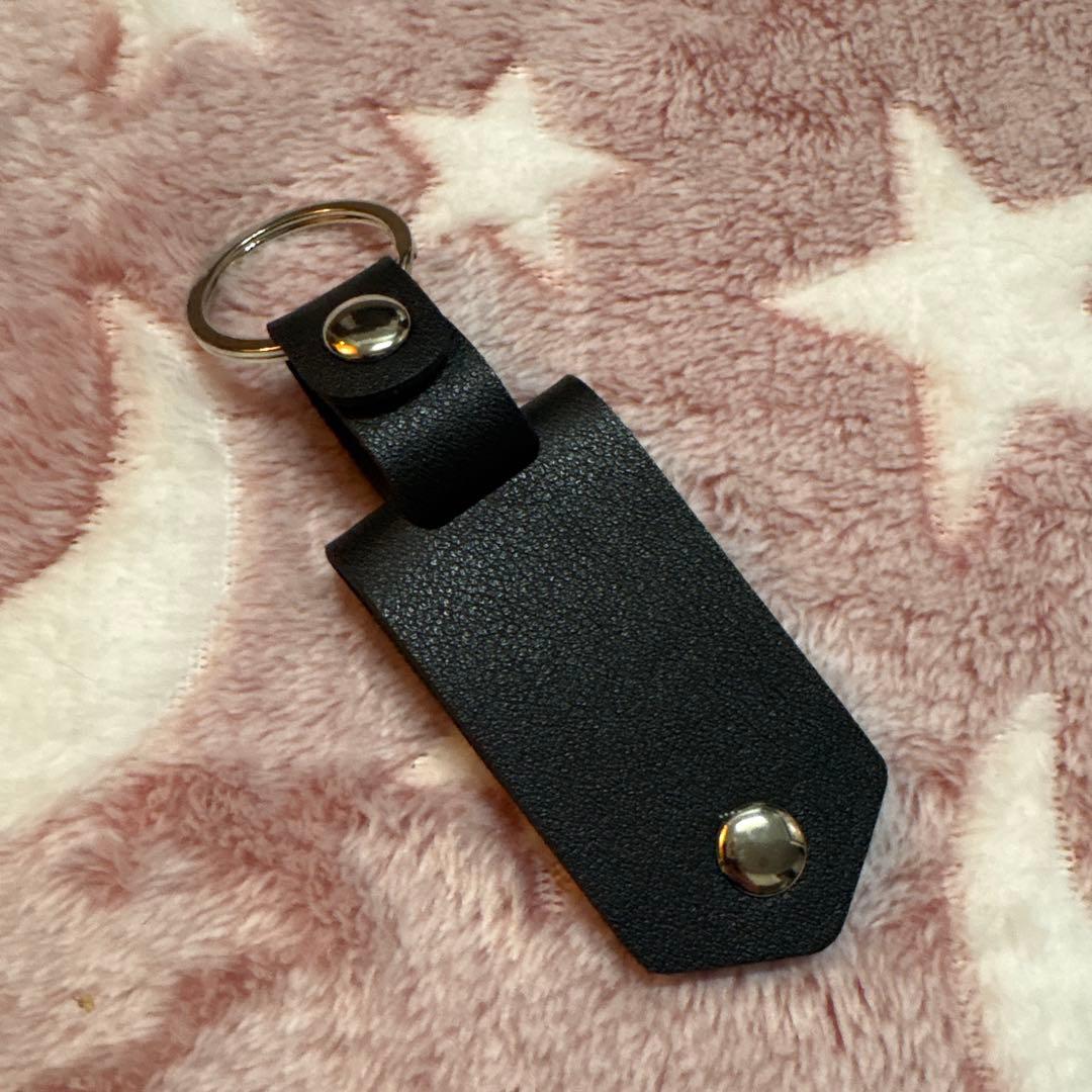 ASTROムンビンPUレザーフォトキーホルダー