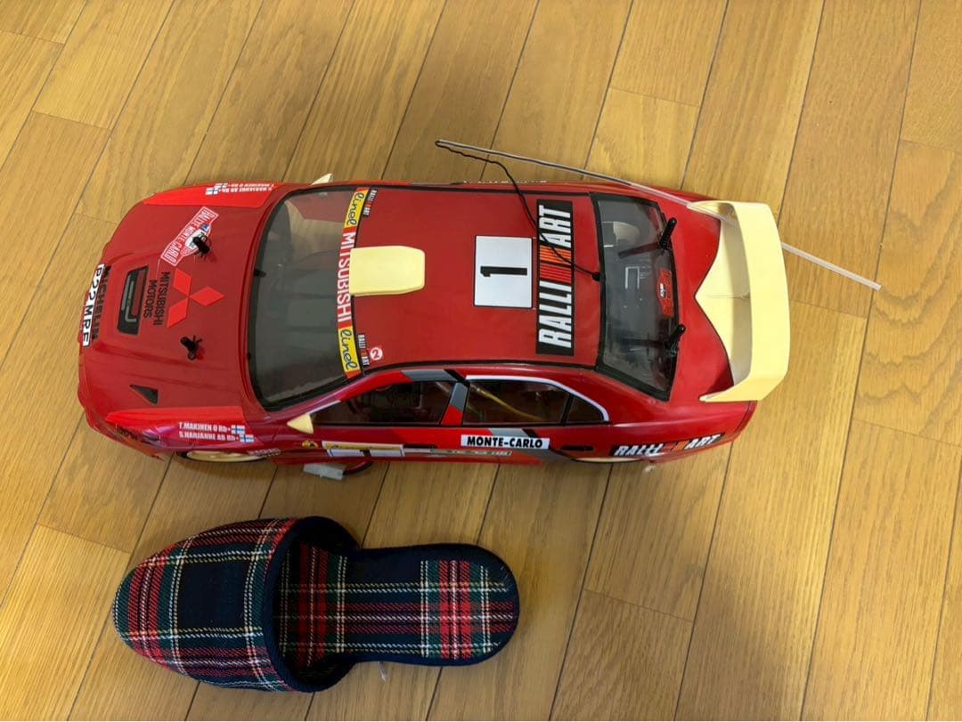 ランサーエボリューション　トミーマキネンモデル　 TAMIYA 電動RC