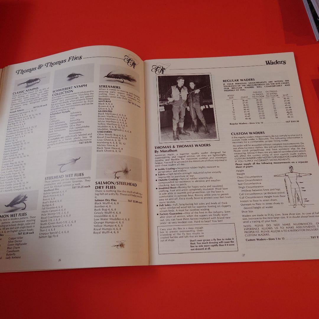 Thomas＆Thomas Fishing catalog 1982年
