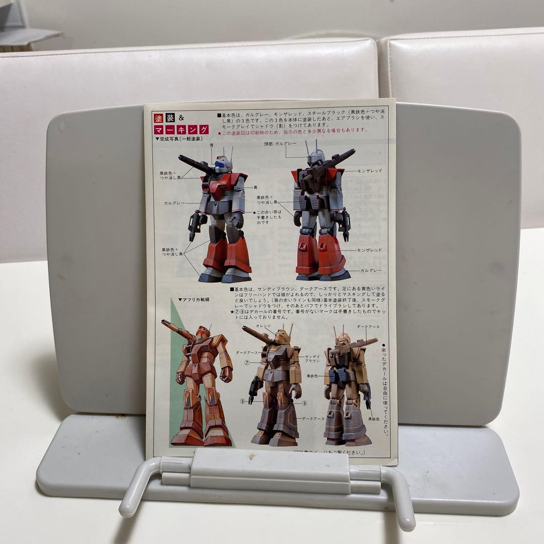 1/144 RGC-80 ジムキャノン プラモデル　昭和当時物