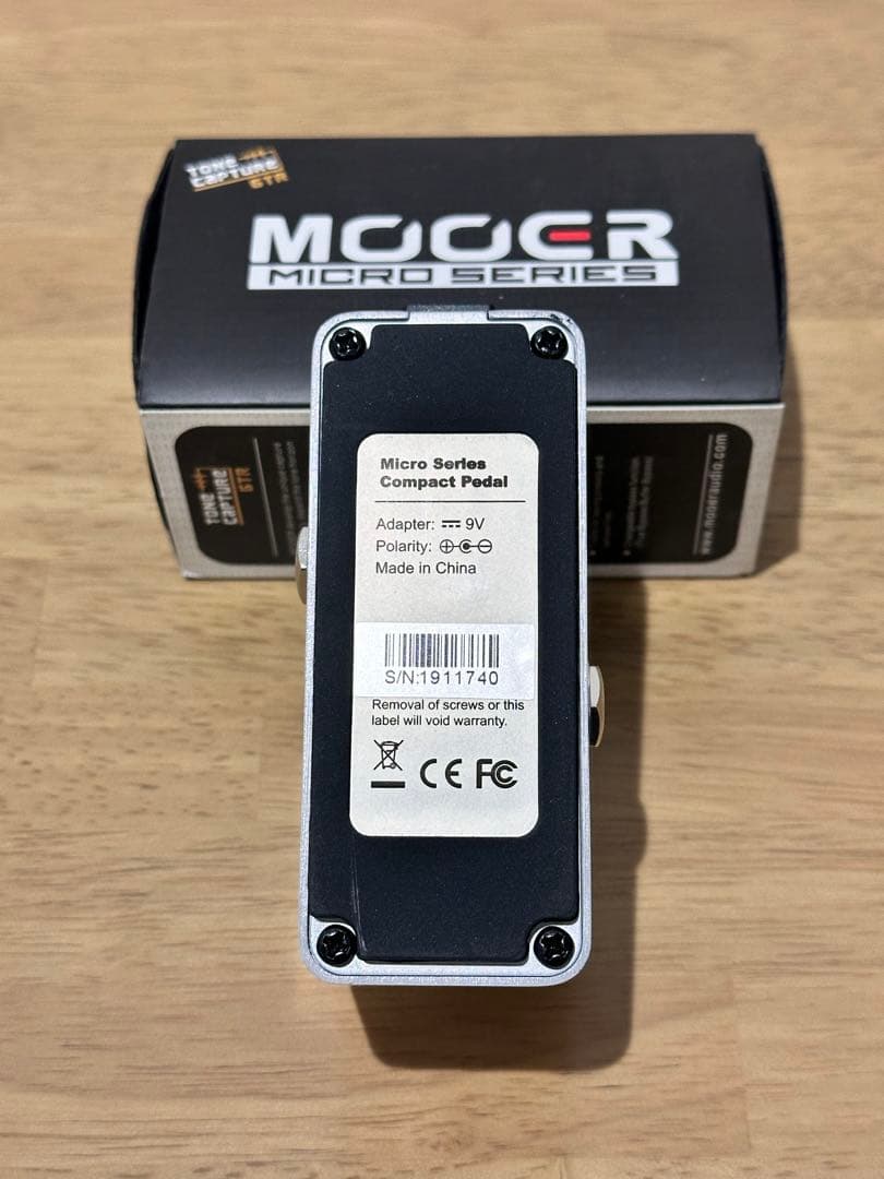 ギター MOOER Tone Capture GTR