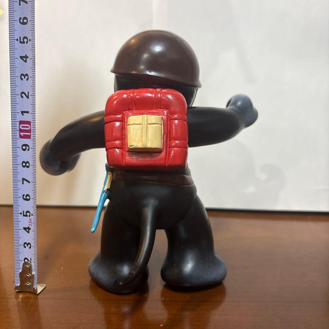 のらくろ上等兵 ソフビ ② マルサンビンテージ　難有コレクター手放品