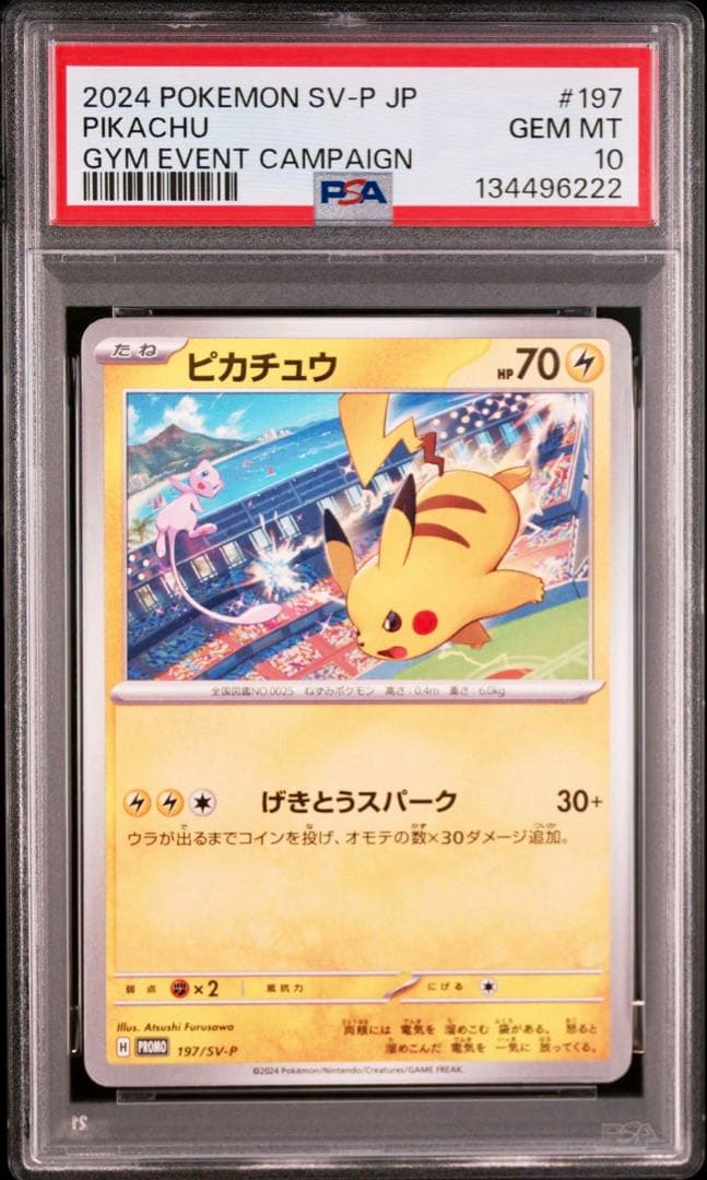 【PSA10 連番】ピカチュウ プロモ げきとうスパーク リザードン ミュウツー