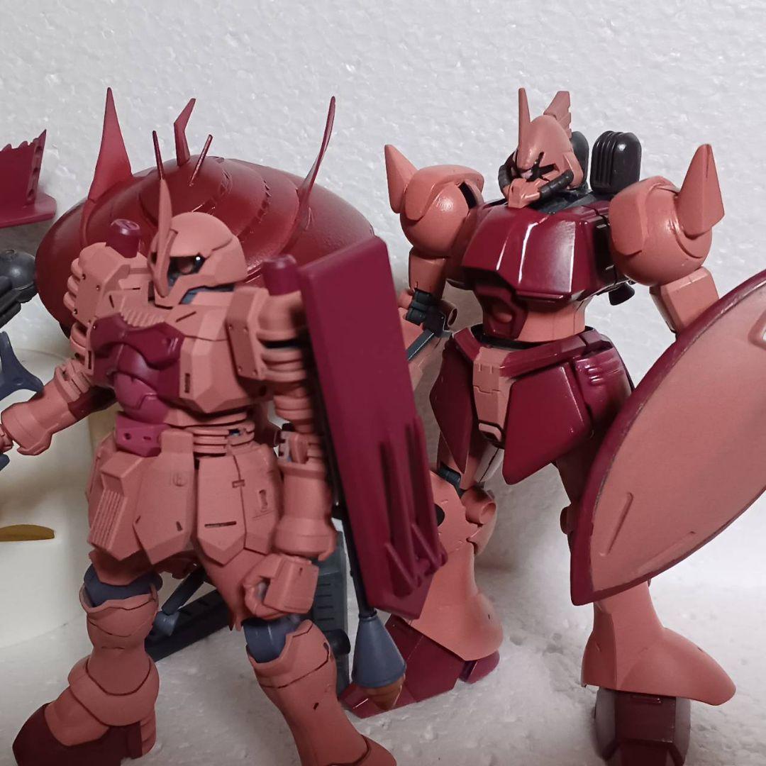 ジークアクス最終回に登場したHG1/144シャア専用5体再現セット