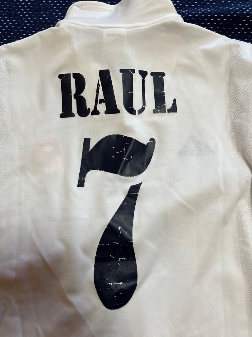 adidas Real Madrid RAUL 7 ホワイトシャツ