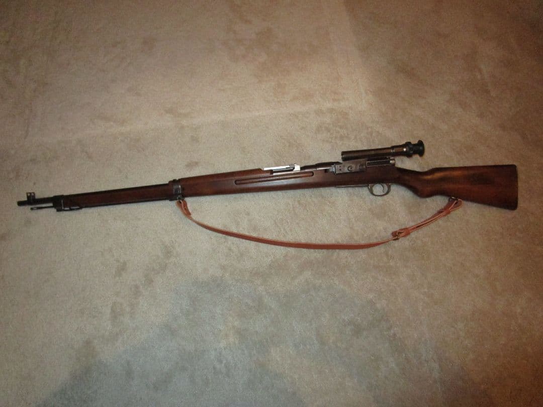 美品！　タナカ　モデルガン　九七式狙撃銃　グレースティールフィニッシュスリング付