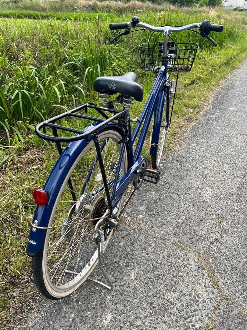 発送不可名古屋市内お届け無料27インチシティサイクル6段変速ママチャリ自転車