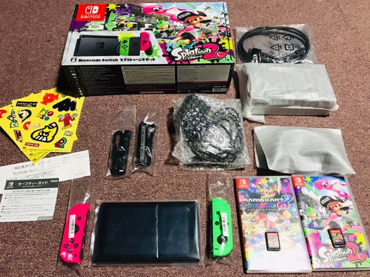 【ソフト2つ付】任天堂スイッチ スプラトゥーン＋マリオカート Switch