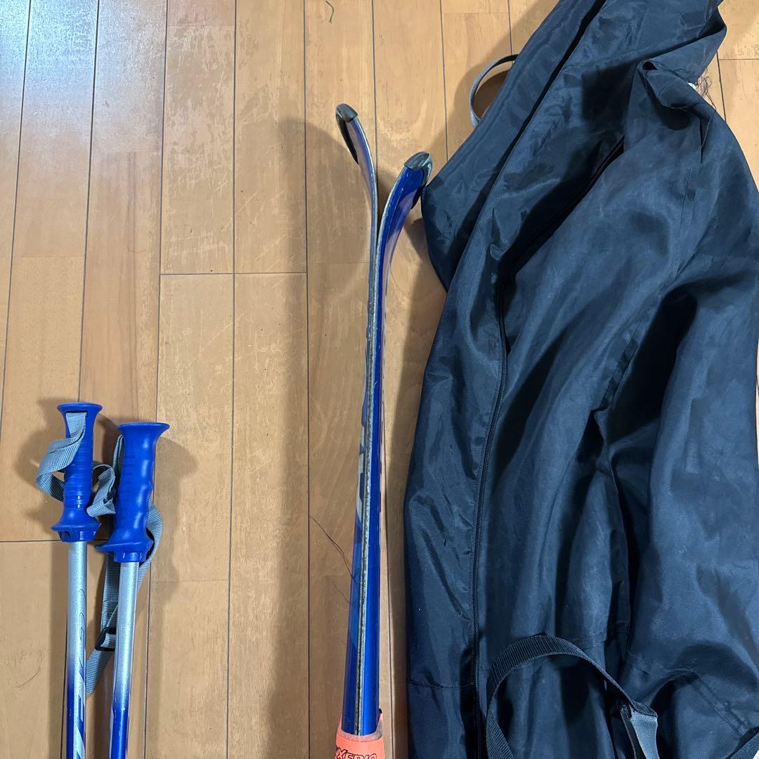 Atomic 7.2 スキー 158cm ストック ケース付き