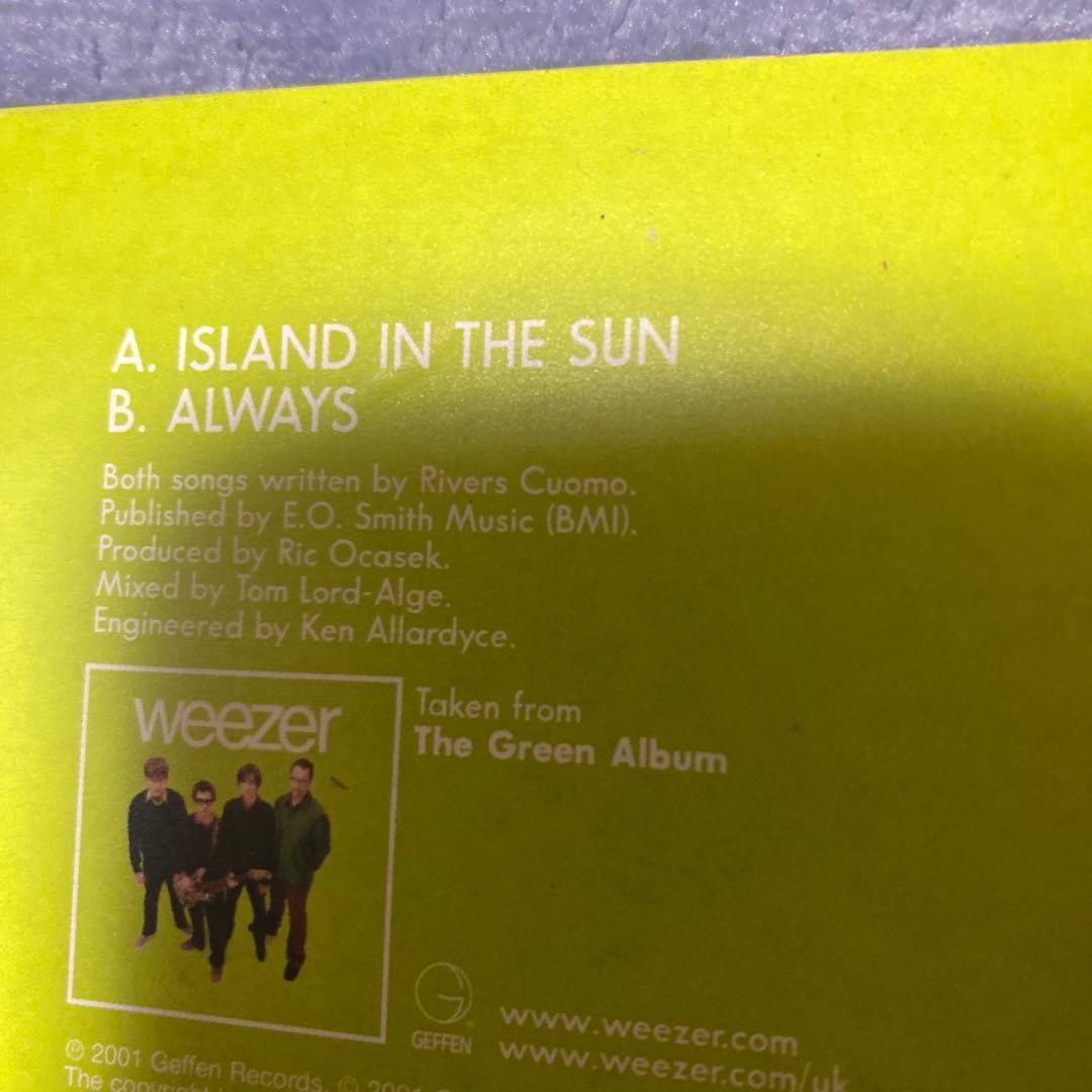 weezer  in the sun レコード　新品未開封