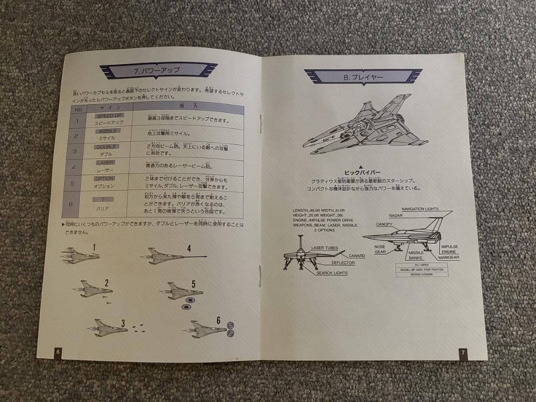 PC8801mkⅡSR以降用ソフト グラディウス 5インチディスク版
