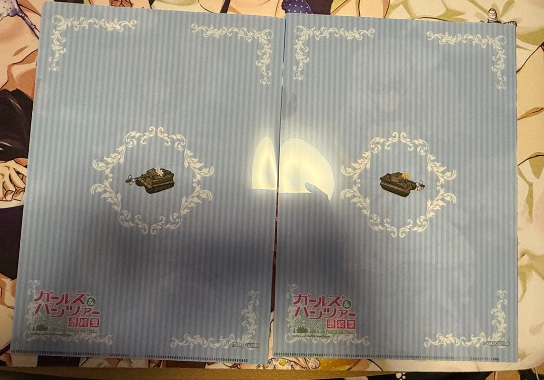 ガールズ&パンツァー あんこう祭カーテン魂購入特典 クリアファイル おまけ付き