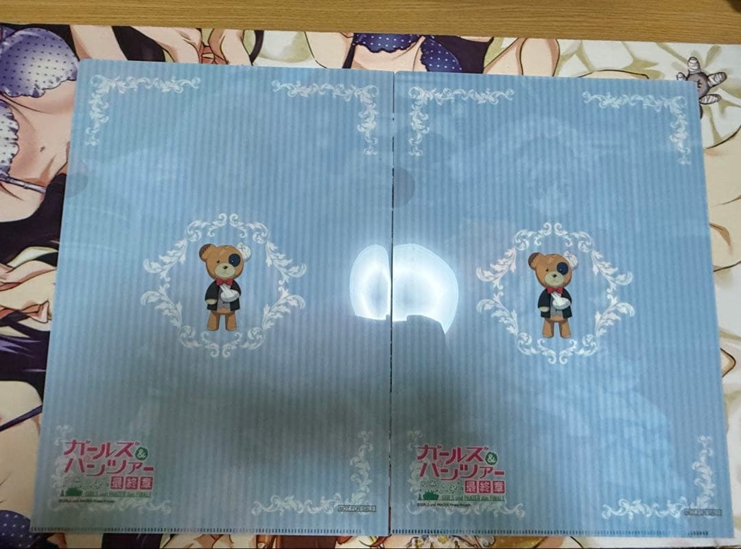 ガールズ&パンツァー あんこう祭カーテン魂購入特典 クリアファイル おまけ付き