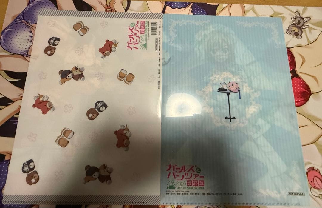 ガールズ&パンツァー あんこう祭カーテン魂購入特典 クリアファイル おまけ付き