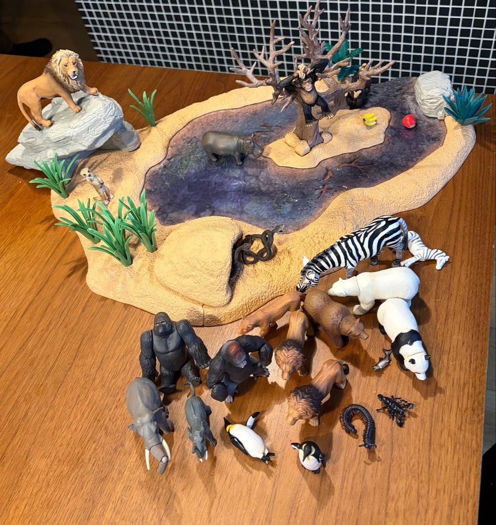 Kaaaaimono様 Schleich Wild Life 動物の水飲み場