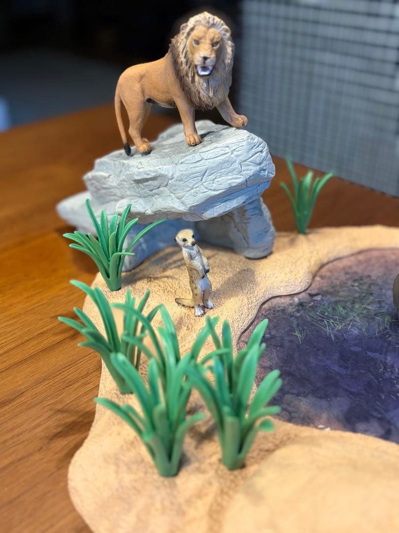 Kaaaaimono様 Schleich Wild Life 動物の水飲み場