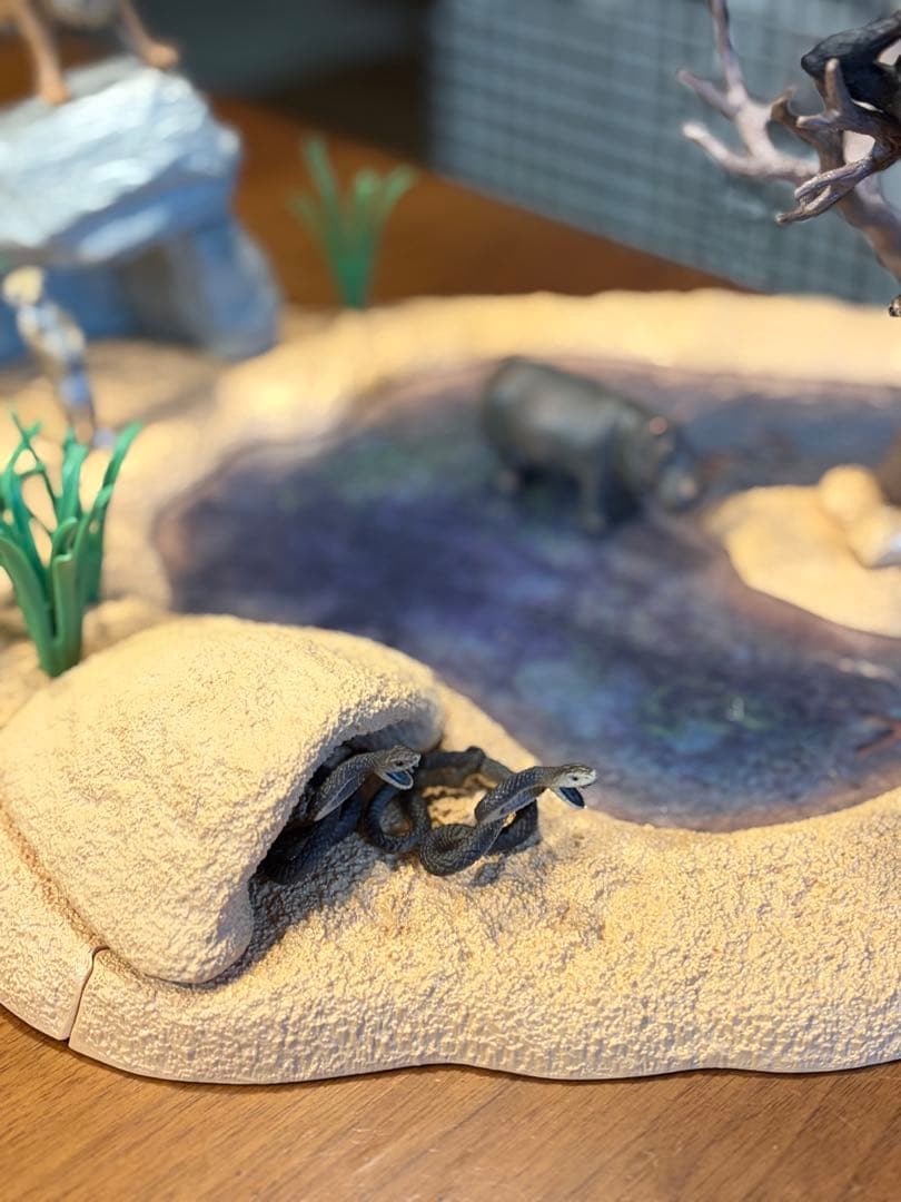 Kaaaaimono様 Schleich Wild Life 動物の水飲み場