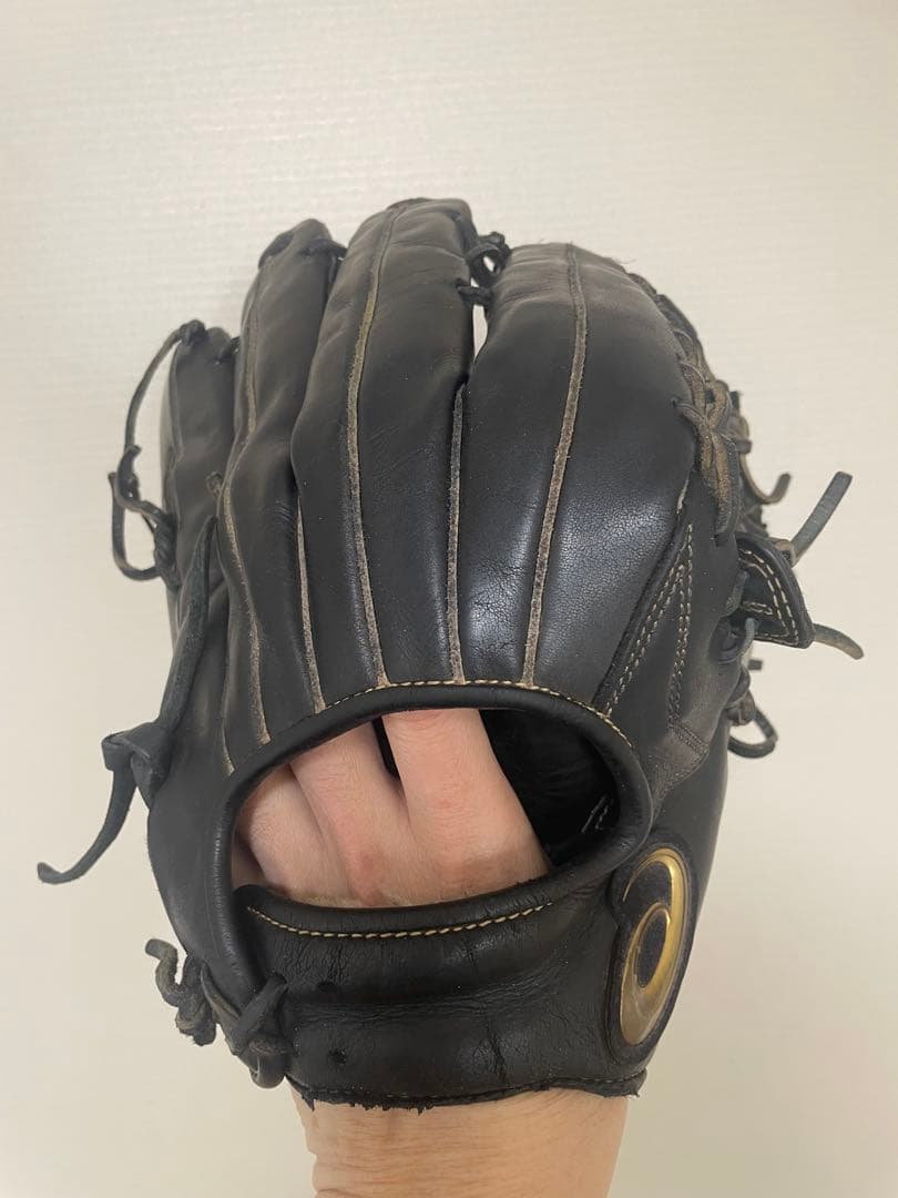 アシックス 一般硬式野球外野用グローブ 右投げ用