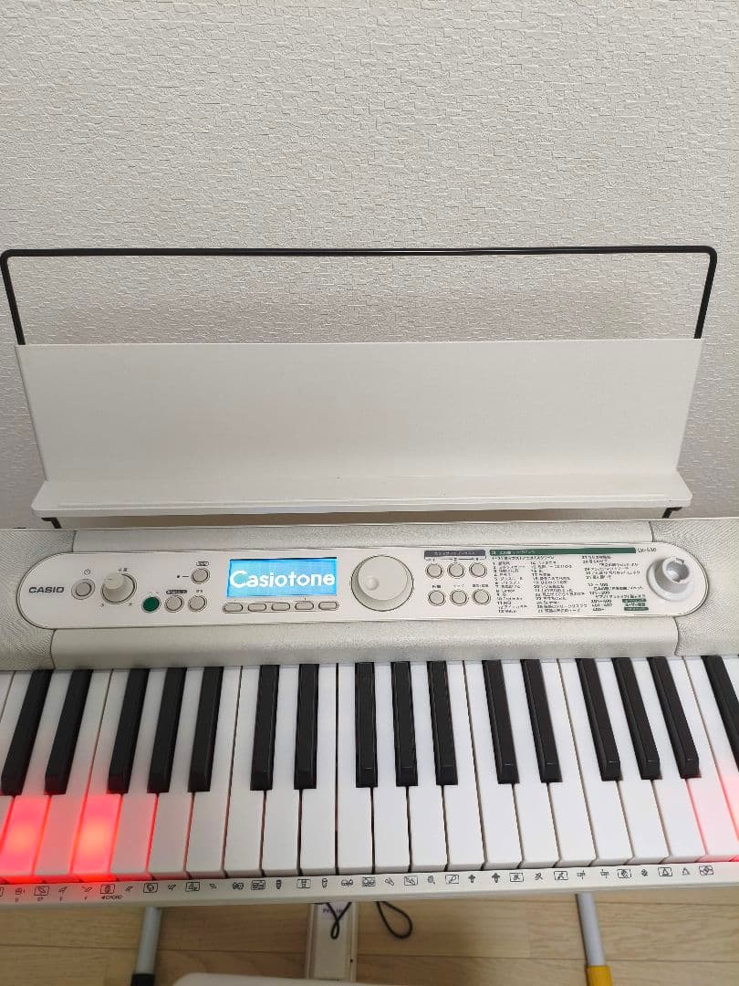 カシオ　電子キーボード　LK-530 2024年製 スタンド　イス付き