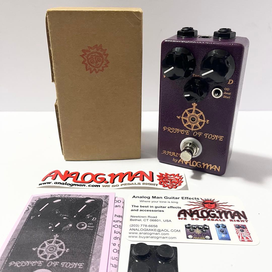 新品未使用Analogman Prince of Toneオーバードライブペダル