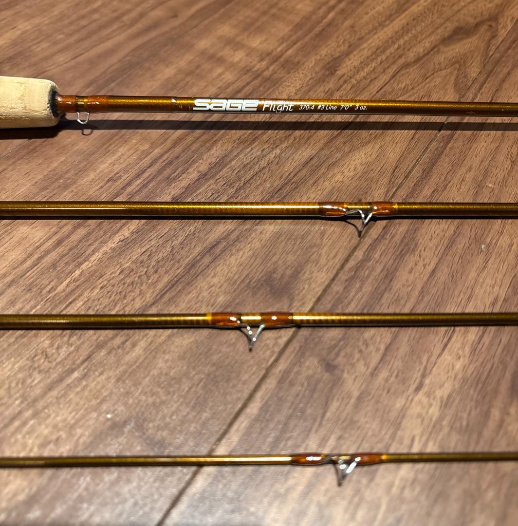 【最終価格】SAGE FLIGHT 370-4 7’0” #3 小渓流、源流向け